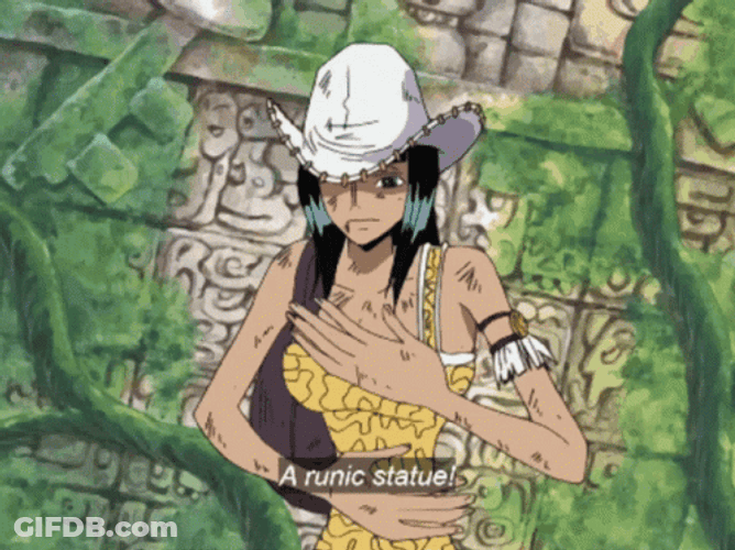 Nico Robin Veinte Fleur Power GIF