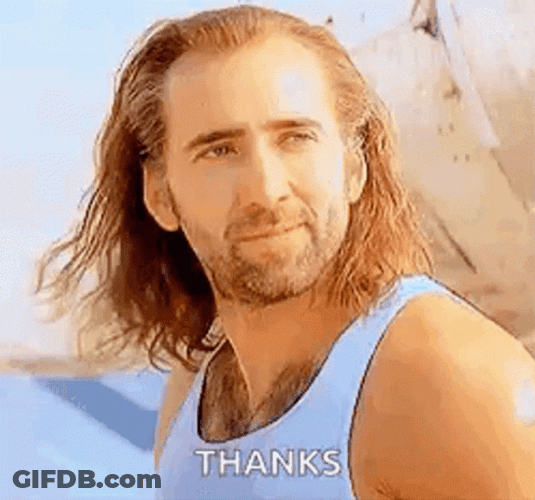 Nicolas Cage Aesthetic Shot Con Air GIF