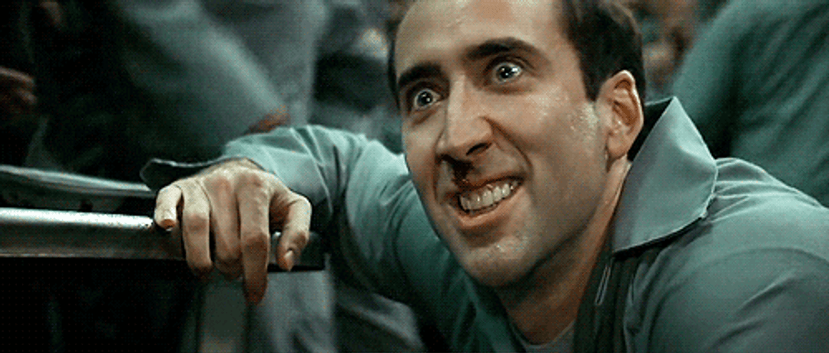 Nicolas Cage Crazy Face GIF