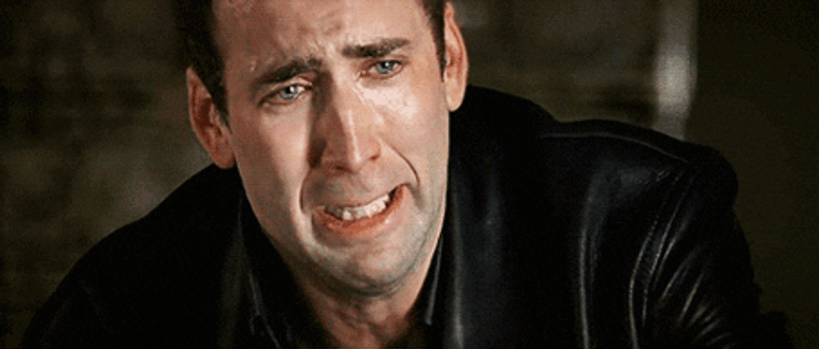 Nicolas Cage Emotional Tearing Up GIF