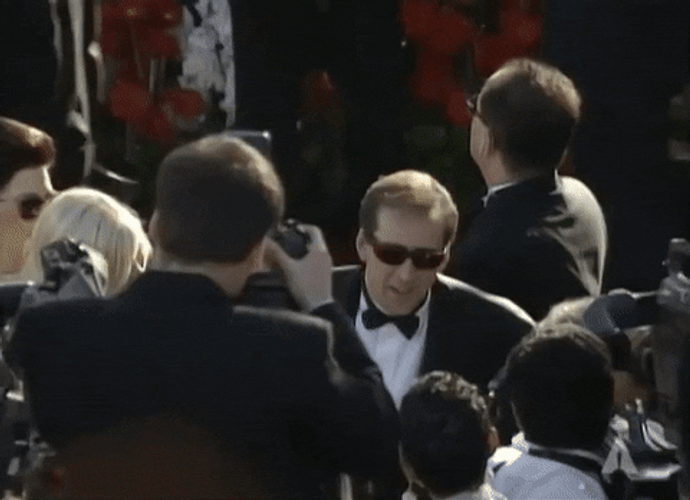 Nicolas Cage In Interview Pedro Pascal GIF