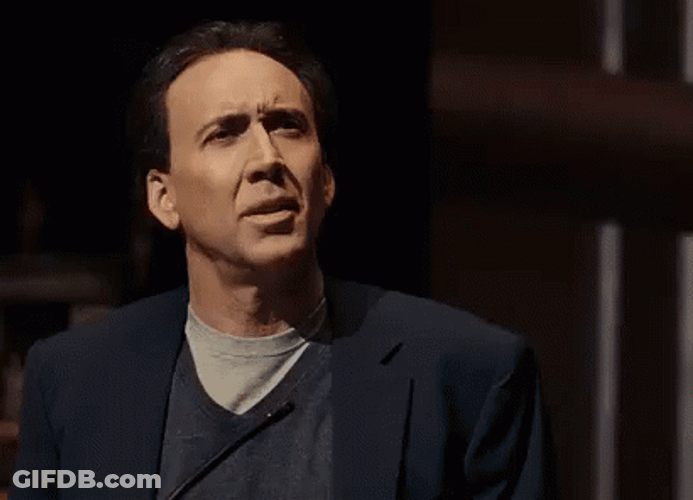 Nicolas Cage Irritated How Absurd GIF