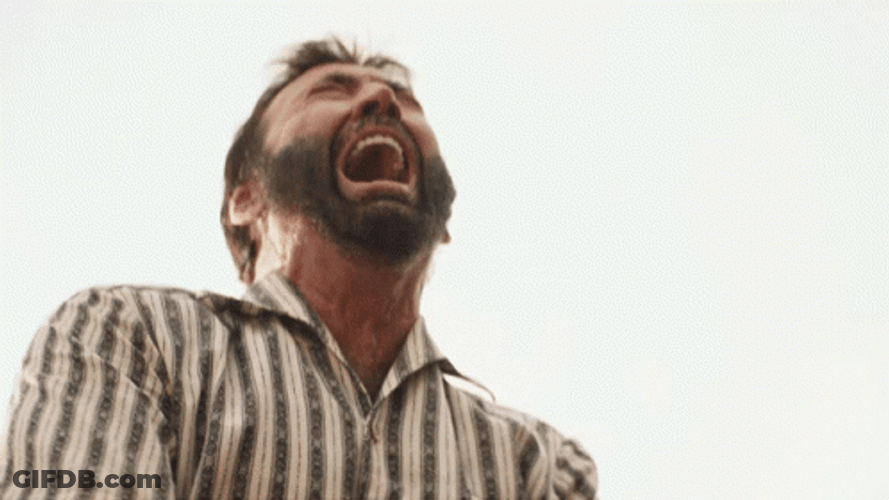 Nicolas Cage Laughing Out Loud GIF