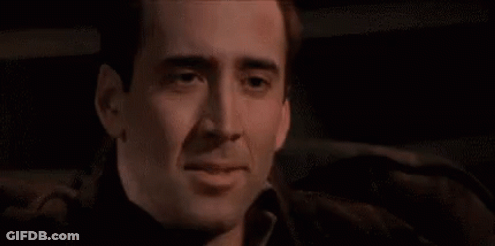 Nicolas Cage Mood Change Laughing GIF