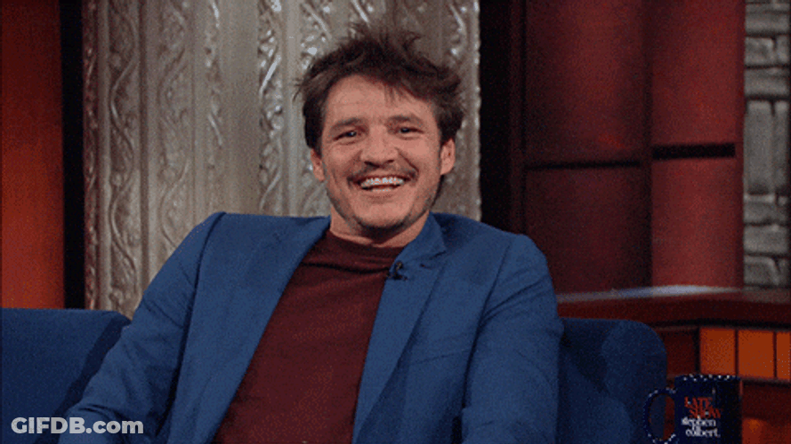 Nicolas Cage Pedro Pascal Being Happy GIF