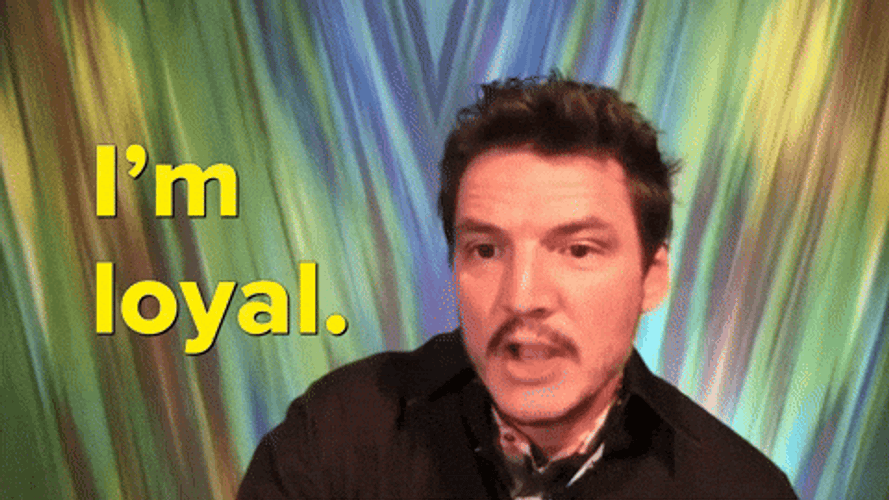 Nicolas Cage Pedro Pascal I'm Loyal GIF