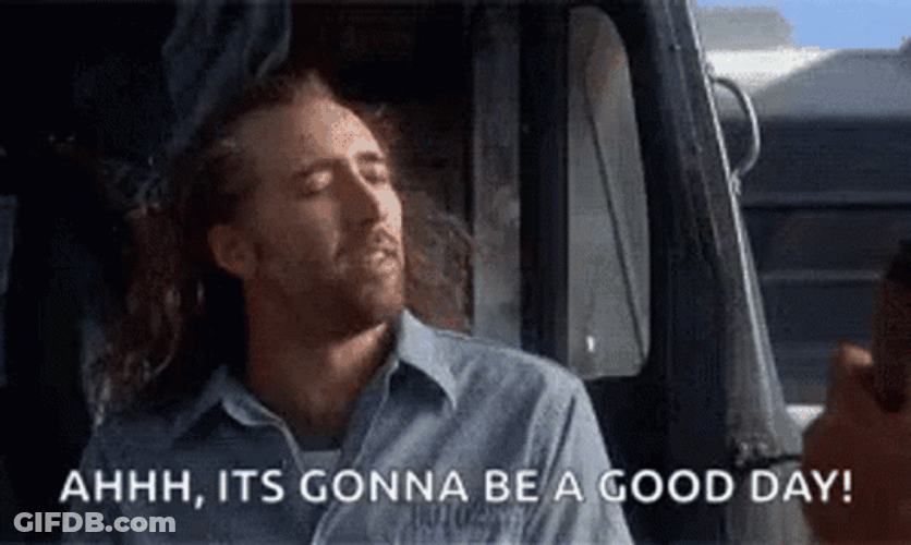 Nicolas Cage Today Was A Good Day GIF