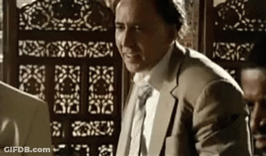 Nicolas Cage Wicked Smirk GIF