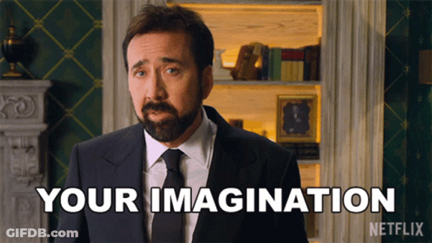 Nicolas Cage Your Imagination GIF