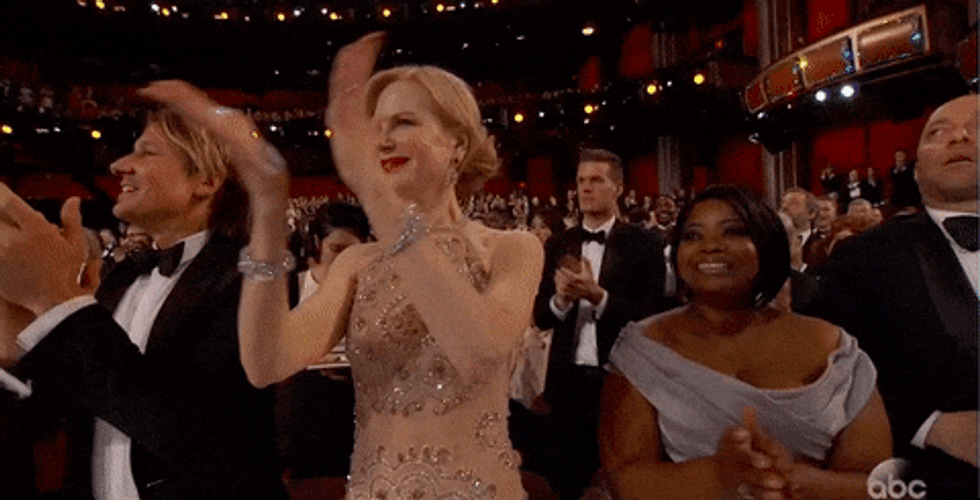 Nicole Kidman Clapping Meme GIF
