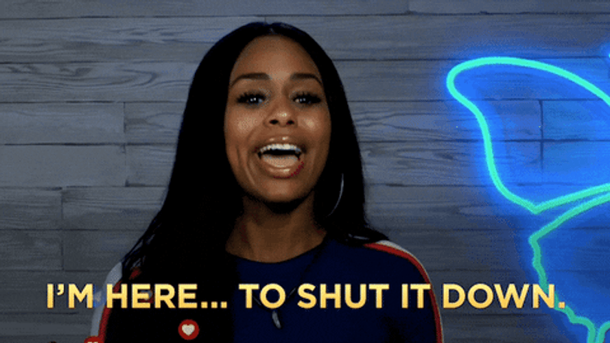 Nicole Paradise Hotel Shut It Down GIF