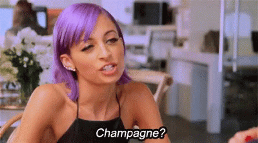 Nicole Richie Champagne GIF