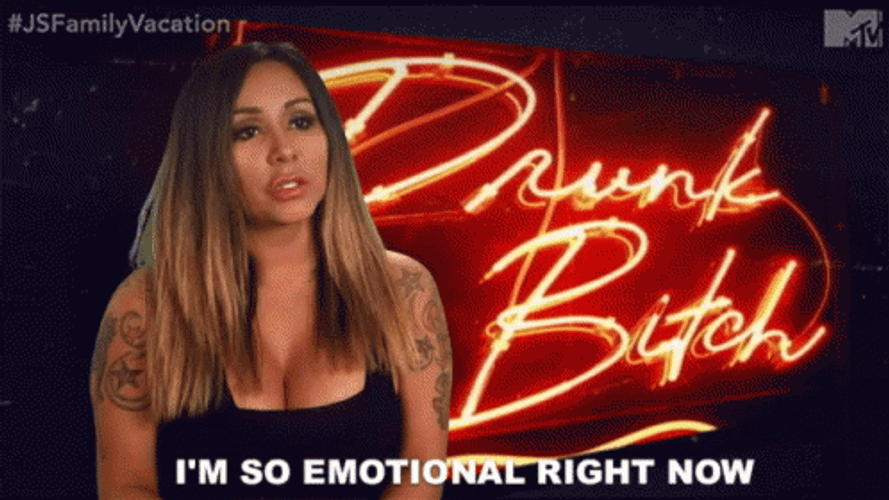 Nicole Snooki Im So Emotional Right Now GIF