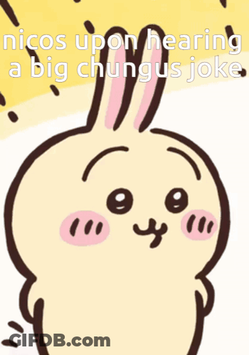 Nicos Laughing At Big Chungus Joke GIF