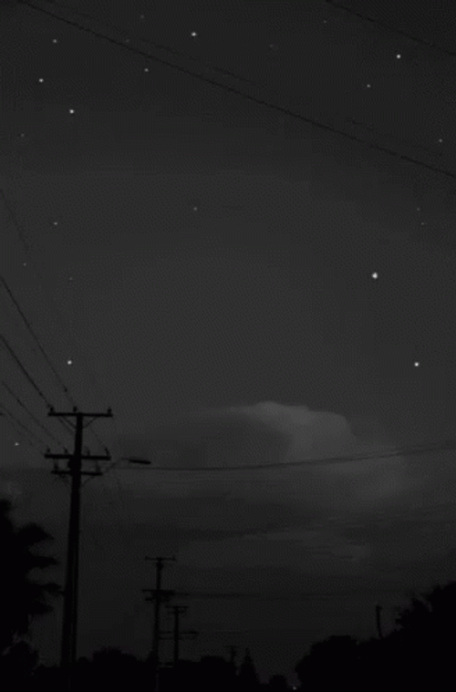 Night Aesthetic Shooting Star GIF
