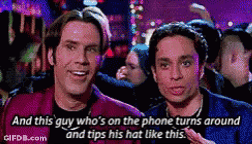 Night At The Roxbury Tips His Hat GIF