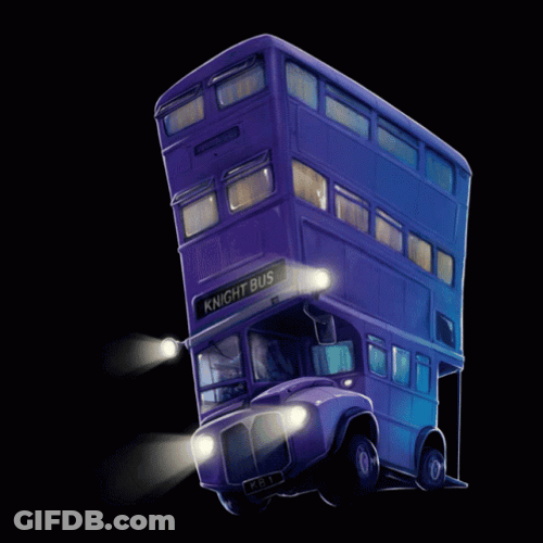 Night Bus Animated Harry Potter GIF