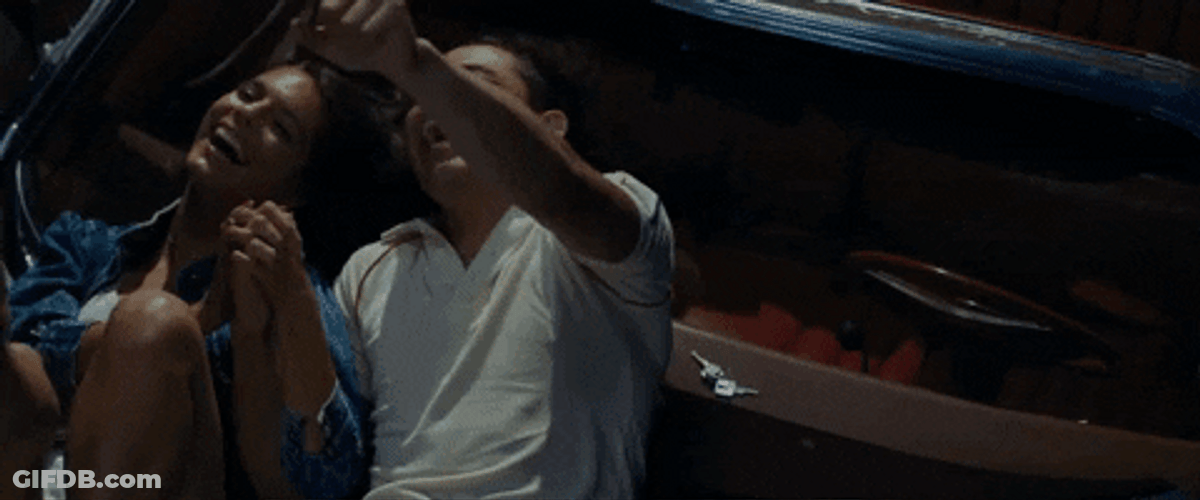 Night Car Date GIF