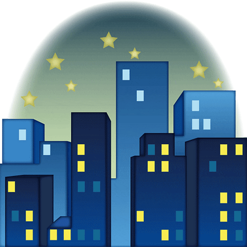 Night City 2D Animation GIF