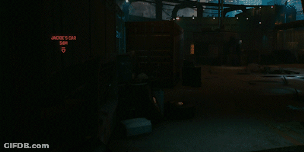 Night City Cyberpunk Gameplay GIF