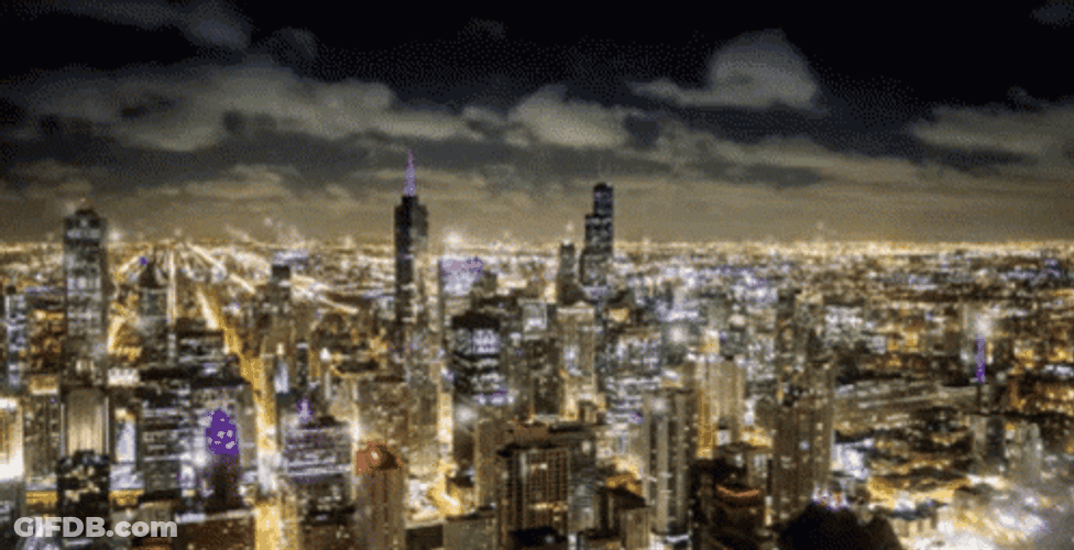 Night City Lights GIF
