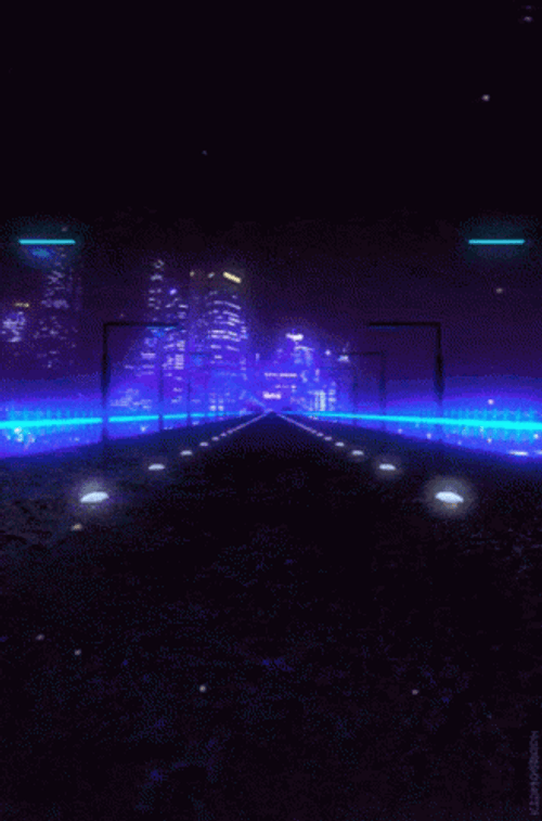 Night City Vaporwave GIF