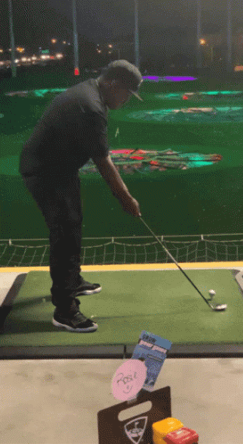 Night Guy Swing And A Miss GIF