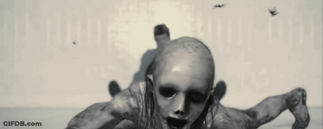 Night Horror Crawling Creature GIF
