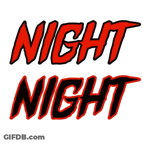Night In Black And Red GIF