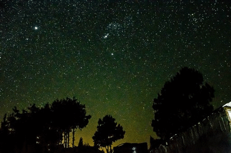 Night Sky Chisapani Nepal GIF