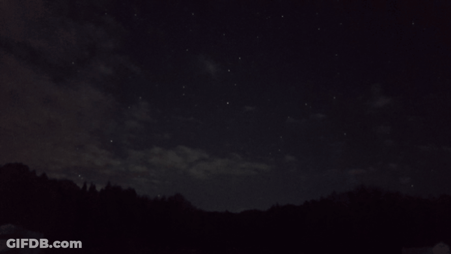 Night Sky Dark Hiroshima GIF