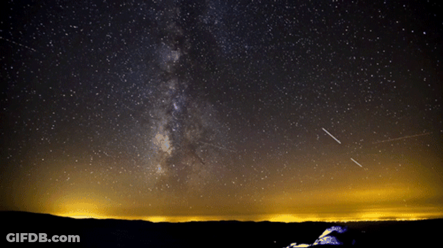 Night Sky Nature Stars GIF