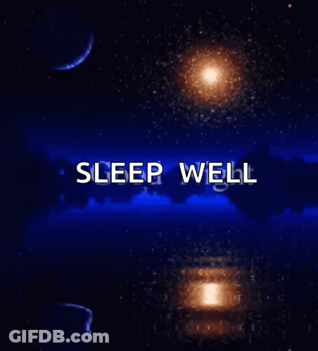 Night Sky Sleep Well GIF