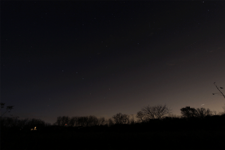 Night Sky Sunset Aesthetic GIF