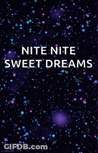 Night Sky With Stars Nite Nite Sweet Dreams GIF
