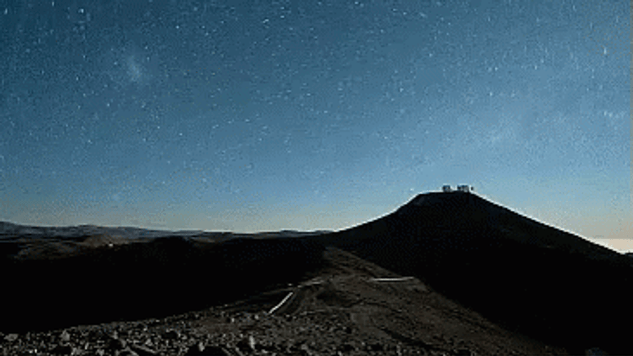 Night Stars Timelapse GIF