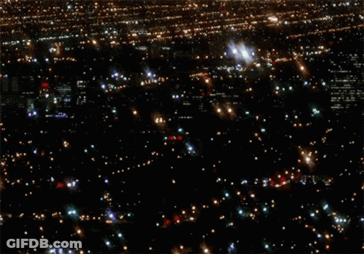 Night Time At City GIF