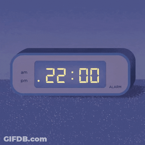 Night To Morning Alarm Clock GIF