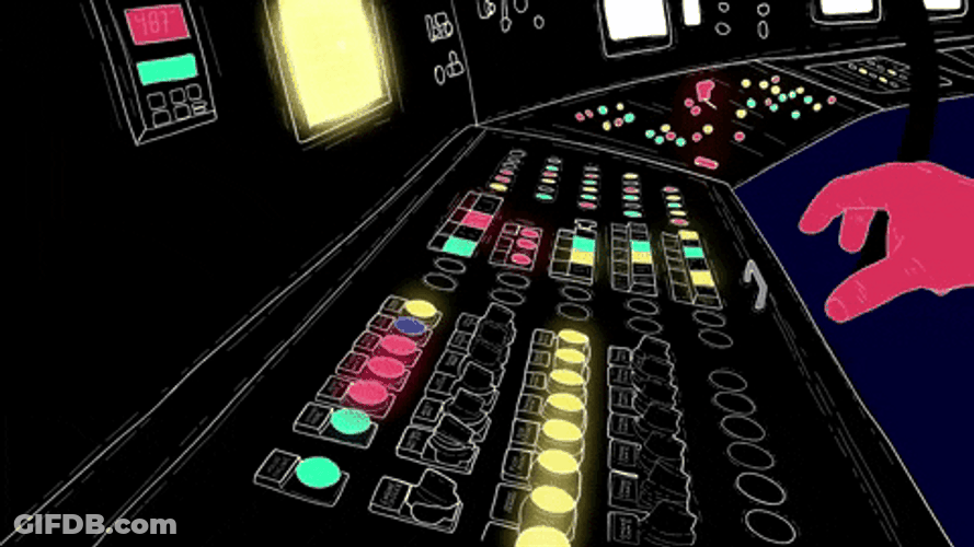 Night Vision Album Someone Twist Machine Console GIF