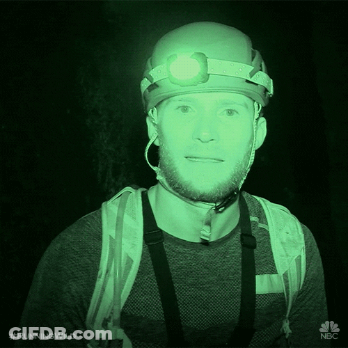 Night Vision Bear Grylls Thumbs Up GIF