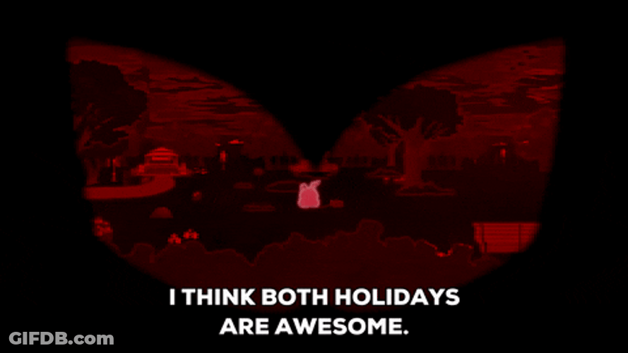 Night Vision Bunny Both Holidays Awesome GIF