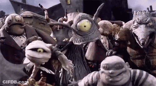 Nightmare Before Christmas Characters GIF