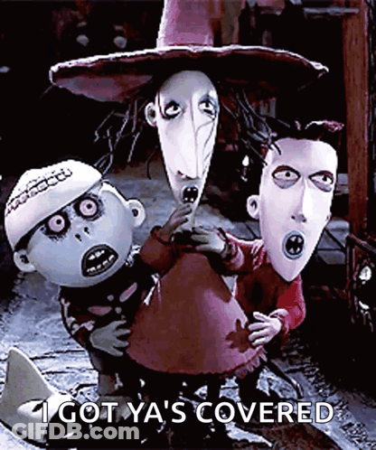 Nightmare Before Christmas I Got Ya Covered GIF