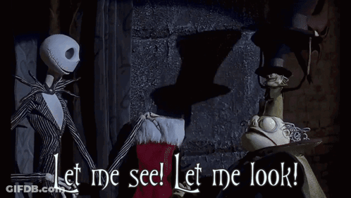 Nightmare Before Christmas Jack Skellington Sally GIF