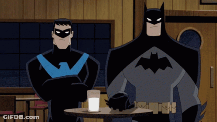 Nightwing And Batman Justice League GIF
