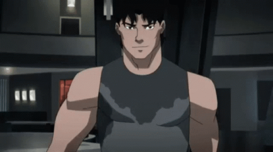 Nightwing Dick Grayson Wiping Forehead Sweat GIF