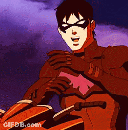Nightwing Young Justice Dick Grayson GIF