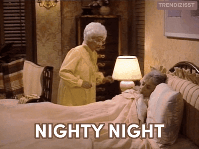 Nighty Night Kiss On Forehead GIF