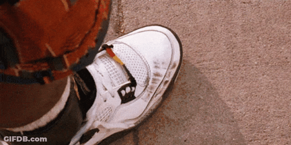 Nike Air Jordan 4 Screaming GIF