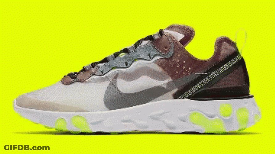 Nike React Element 87 Desert Sand Men GIF